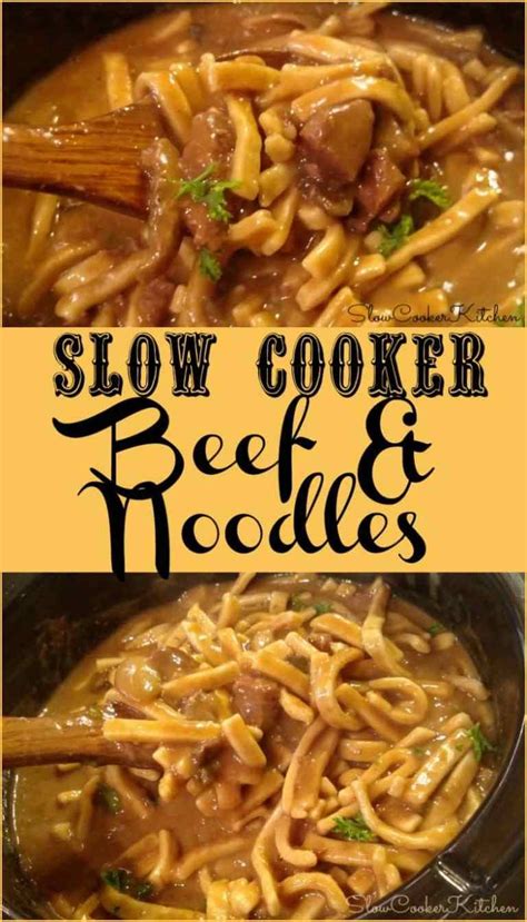 Deliciously Simple Crock Pot Beef And Noodles Recipe Crock Pot Beef