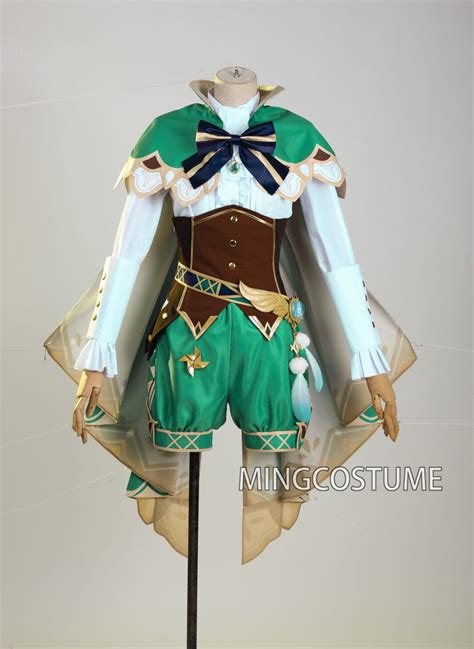 Genshin Impact Venti Archon Outfit Buy Genshin Impact Cosplay Costumes Wigs