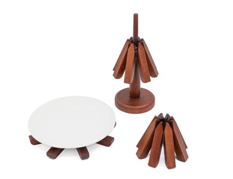 Amazon Trivets Tree Set Of 3 Trivets For Hot Dishes Hot Pad Bowls And Teapots Coaster For