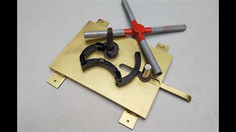 Homemade Metal Bending Tool Making A Powerful Bar Metal Bender In 2020 Metal Bending Metal