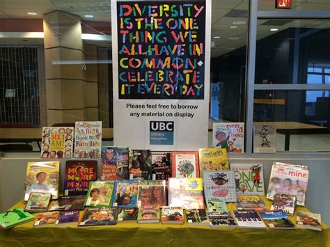 New Display at Education Library: Celebrating Diversity | Education Library