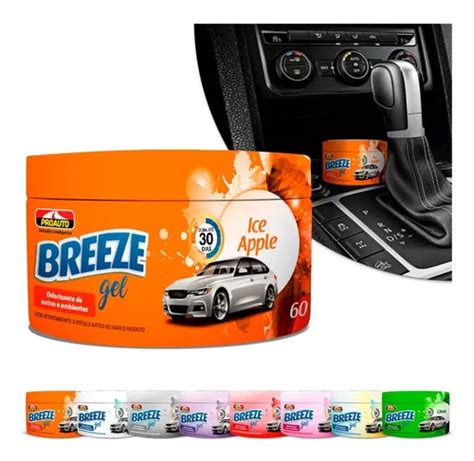 Aromatizante Cheirinho Carro Breeze Gel Odorizante Proauto Mercadolivre