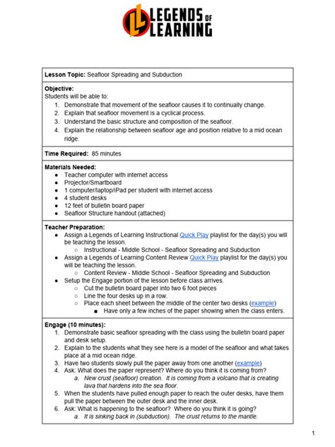 Seafloor Spreading and Subduction | Download Free PDF | Seabed | Geology