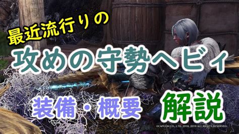 【mhwi】攻めの守勢を搭載した散弾ヘビィの装備や立ち回りのコツについて詳しく解説！【モンハンワールドアイスボーン】 Youtube