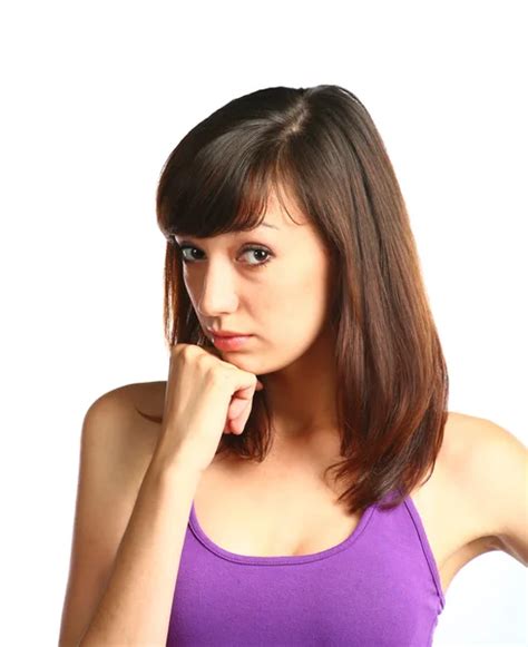 Sexy Brunette In Jeans Stock Photo By Mettus