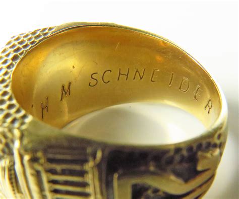 Solid 14K Gold MIT Brass Rat Class Ring 1962 Koblenz Co Antique