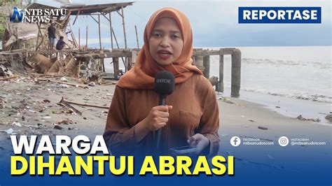 Kondisi Terkini Warga Pesisir Mataram Korban Abrasi Youtube