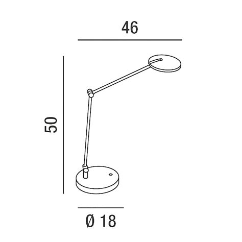 Abat Jour Moderna Perenz JOINT 6822 N LC LED Luce Calda