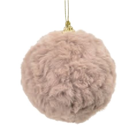 Bolas de Natal Pelúcia Nude cm Un Ref Cromus CCS