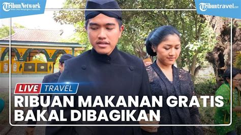 Ribuan Makanan Gratis Bakal Dibagikan Saat Pernikahan Kaesang Erina