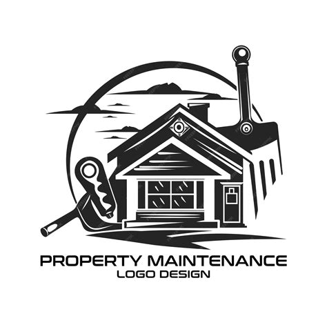 Premium Vector | Property Maintenance Vector Logo Design