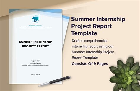 Free Internship Report Templates And Examples Edit Online And Download