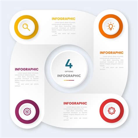 Premium Vector Circle Chart Infographic Template With Options For