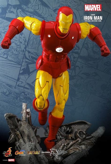 HK Batch Hot Toys Marvel Comics Classic Iron Man CMS014D57B 1 6 Action Figure Special Edition