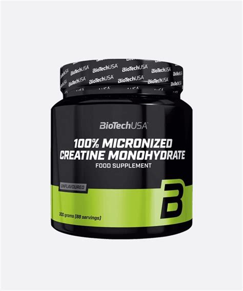 BIOTECH 100% MICRONIZED CREATINE MONOHYDRATE 300G - Malena Supplements