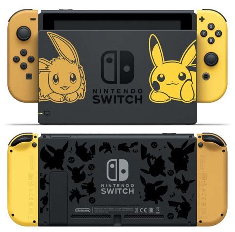 Console Nintendo Switch Pokemon Lets Go Eevee Bundle Game Games A