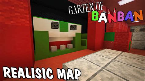 Full Gameplay Garten Of Banban Chapter 4 Realistic Map For Mc Minecraft