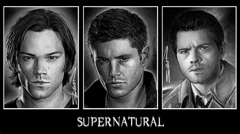 Sam, Dean, Castiel - Supernatural Fan Art (31000800) - Fanpop