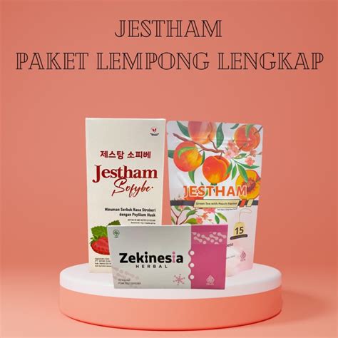 Jual Paket Lempong Lengkap Jestham Sofybe Teh Zekinesia Cm Shopee