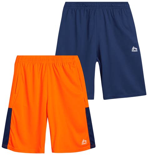 RBX Boys' Athletic Shorts - 2 Pack Athletic Performance Mesh Basketball ...