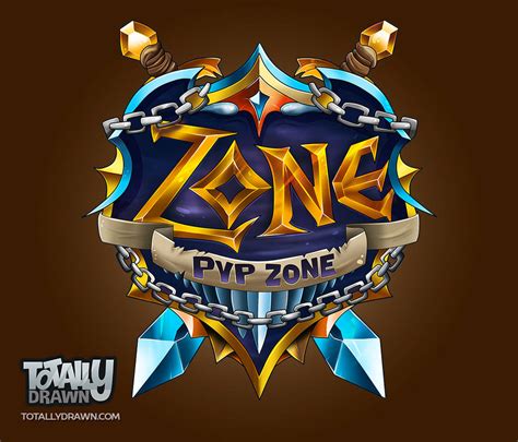 Minecraft Server Logo: PVP-Zone by totallyanimated on DeviantArt