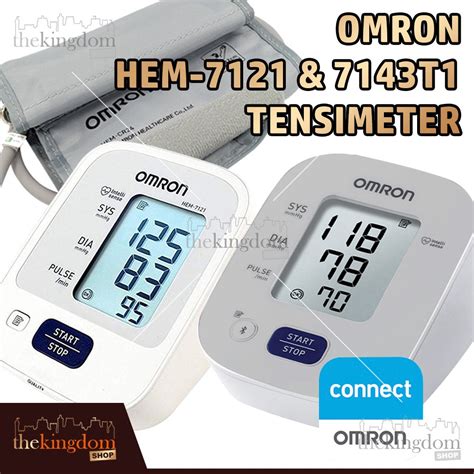 Jual Omron HEM 7121 7143T1 7143T 7143 Tensimeter Blood Pressure Alat