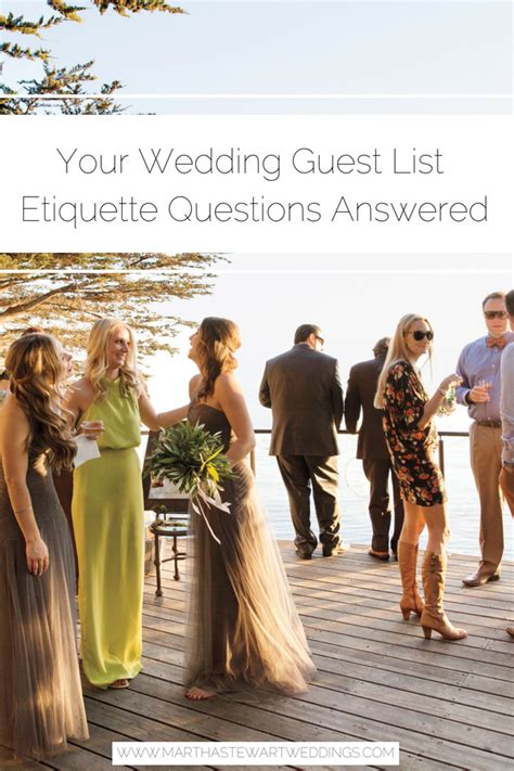 Your Wedding Guest List Etiquette Questions, Answered | Wedding guest ...