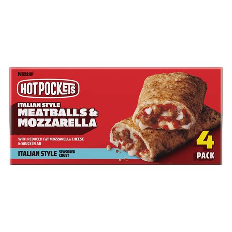 Hot Pockets Meatball Mozzarella 4ct Delivered In As Fast As 15 Minutes SNAP EBT Eligible