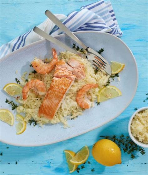 Citroenrisotto Met Zalm En Garnalen Recept