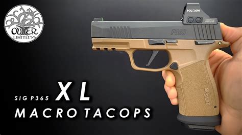 Sig P Xl Macro Tac Ops Xmacro Grip Module On A P Xl Youtube