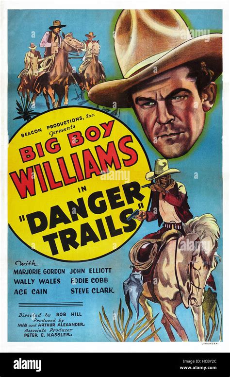 Danger Trails Us Poster Art Guinn Williams Aka Big Boy Williams