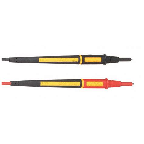 Fluke Cat Ii 1000v Cat Iii 1000v Cat Iv 600v Retractable Probe Test Leads 6ypt0 Tl175