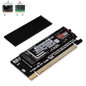 Ezdiy Fab Nvme Pcie Adapter M Nvme Ssd To Pci Express Adapter With