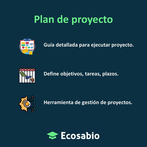 Qué Es Plan De Proyecto Definición Y Concepto Ecosabio