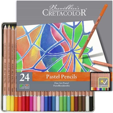 Set De L Pices Tiza Pastel Para Bellas Artes Con Estuche Met Lico