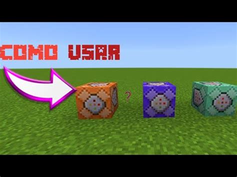 Tutorial Como Usar O Bloco De Comando No Minecraft Minecraft