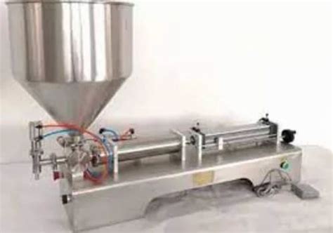 Stainless Steel Pneumatic Paste Filling Machine W Capacity Bpm