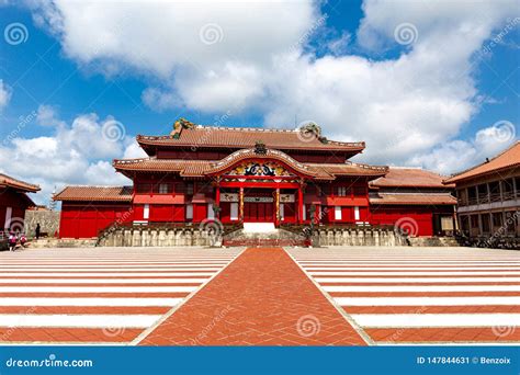 The Shuri Castle Naha Okinawa Japan One Of The Famouse Castle In