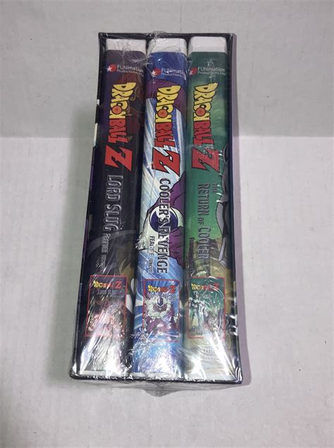 NEW Dragon Ball Z VHS 3 Box Set Lord Slug Coolers Revenge Return