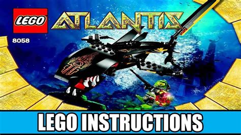 LEGO Instructions | Atlantis | 8058 | Guardian of the Deep - YouTube