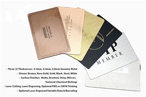 Metal Business Cards Printing - Custom Design