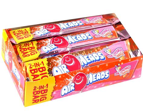 AirHeads 2-IN-1 Orange & Pink Lemonade Big Taffy Bars - 24CT Box ...