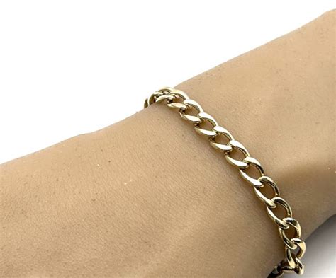 Secondhand Ct Yellow Gold Curb Bracelet At Segal S Jewellers