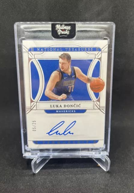 2021 22 NATIONAL TREASURES Luka Doncic Penmanship Auto 25 EUR 1 536 83