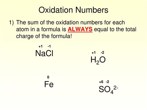 Ppt Oxidation Numbers Powerpoint Presentation Free Download Id5075015