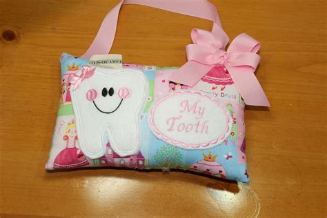 Tooth Fairy Pillow Girls Tooth Fairy Pillow Tooth Etsy