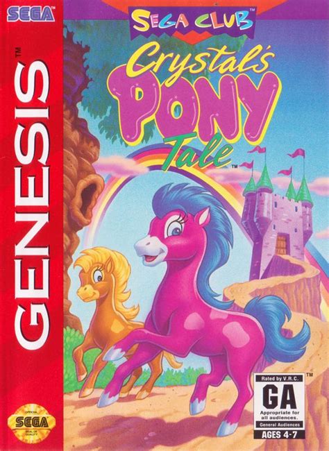 Crystal S Pony Tale 1994 Genesis Box Cover Art MobyGames