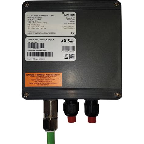 Extb 3 Junction Box Excam Axis Communications