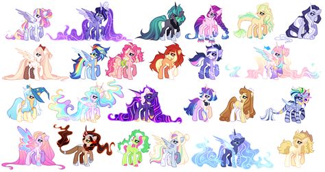 Big Pack 24 mini Ponies (CLOSED 00/24) by GihhBloonde on DeviantArt