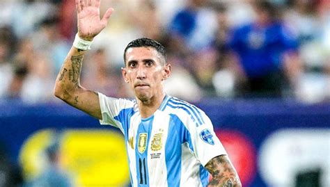 La Inesperada Decisión Que Tomó Ángel Di María A Horas De Jugar La